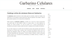 Desktop Screenshot of garbarinocelulares.com