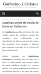 Mobile Screenshot of garbarinocelulares.com